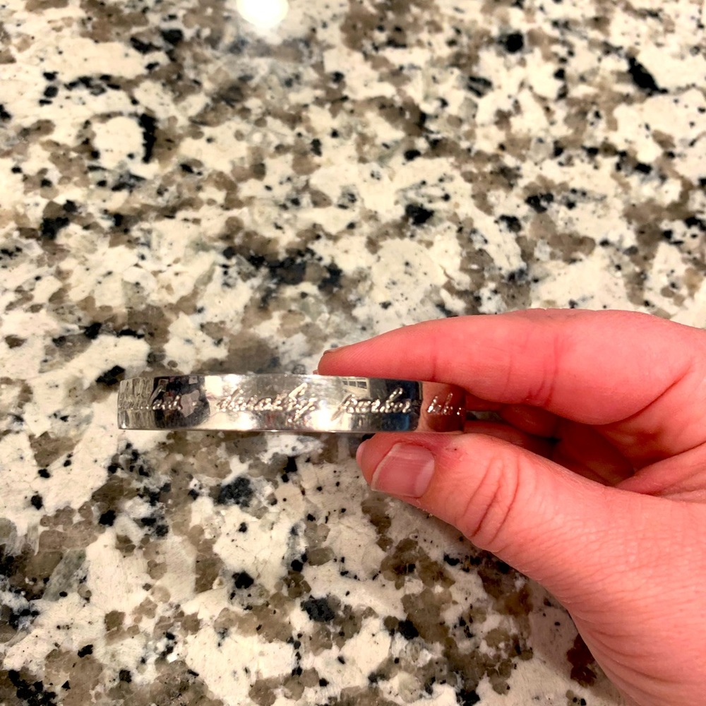 Used Kate Spade silver bangle